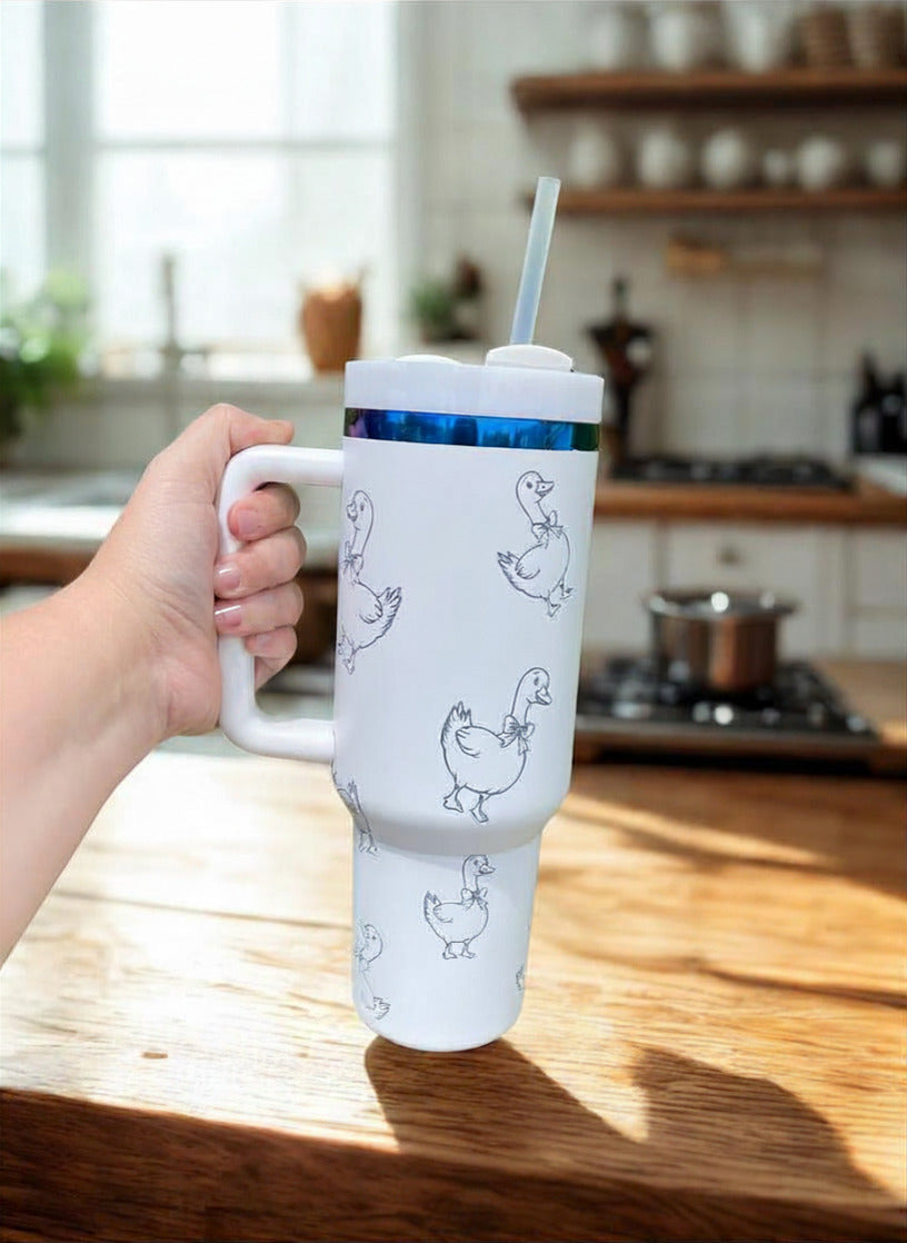 Goose 40oz Laser Engraved Tumbler