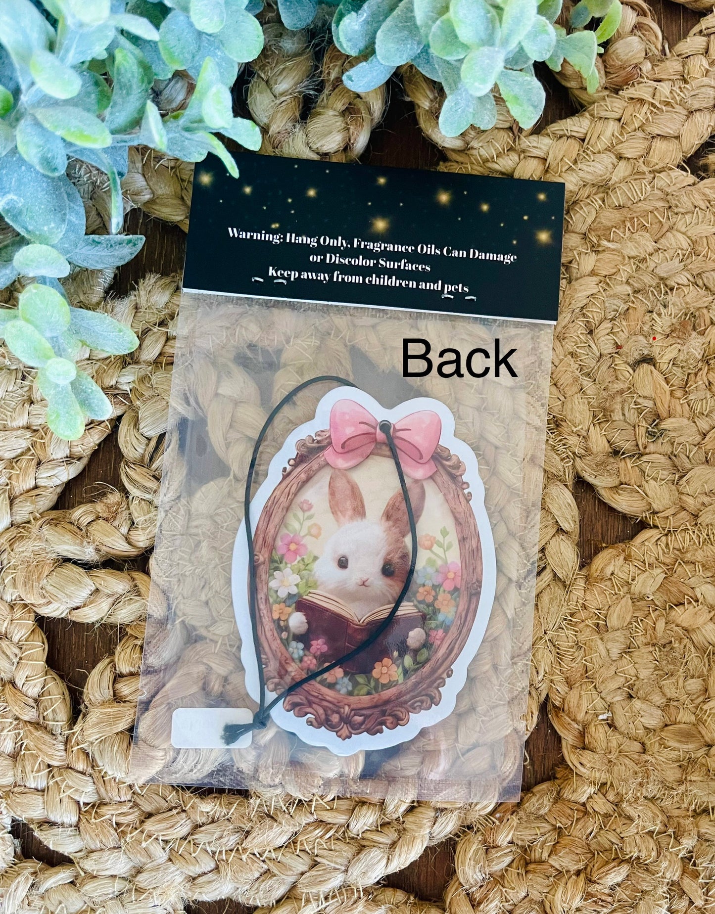 Vintage Bunny Frame Air Freshener