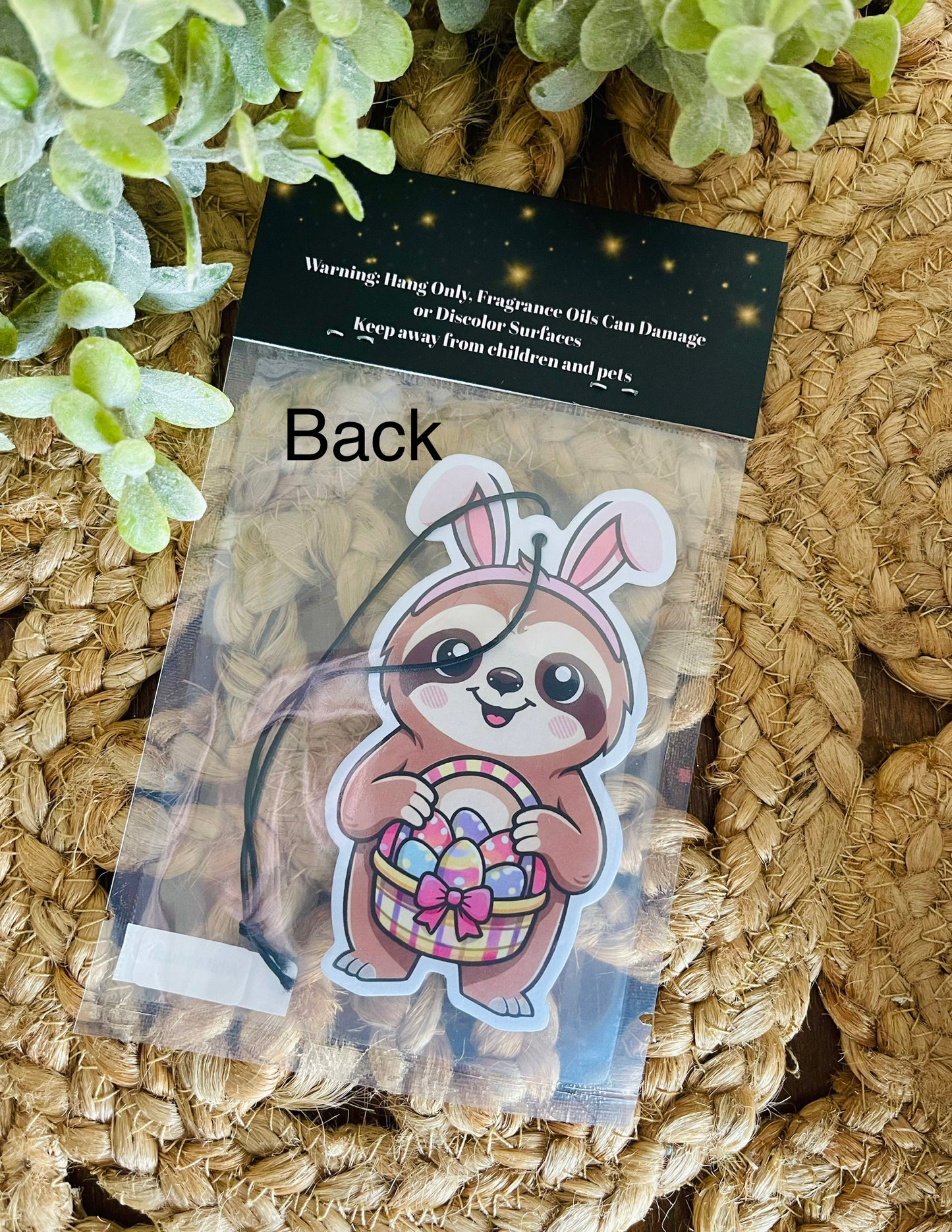 Easter Sloth Air Freshener