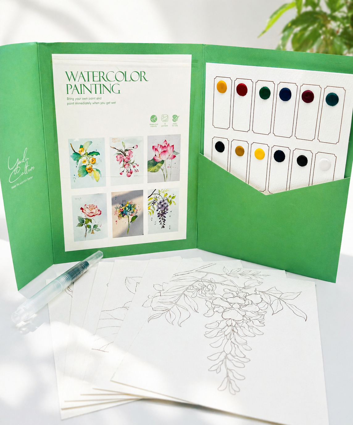 Watercolor Painting Kit- All In One Creative Set