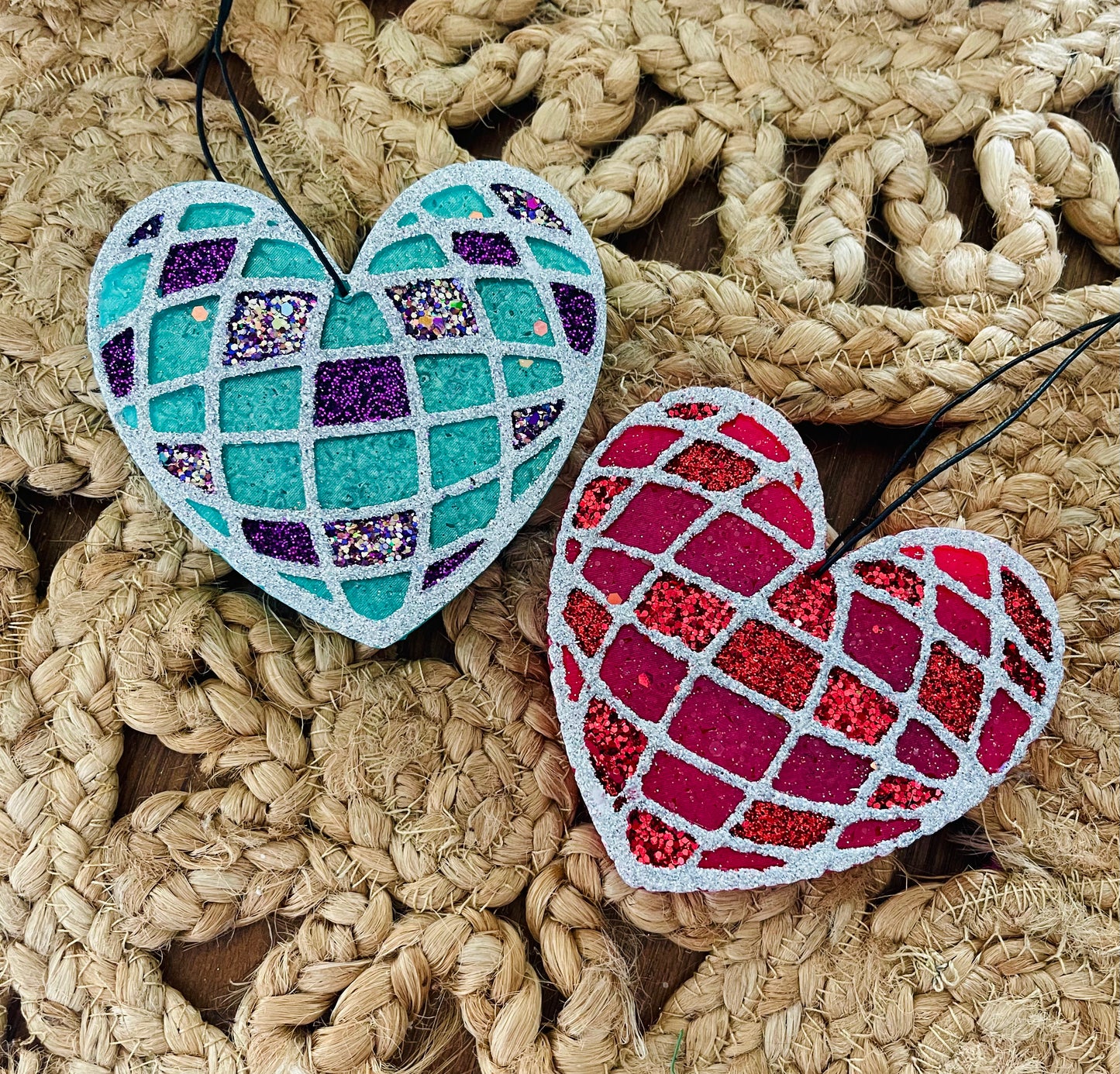 Disco Heart Car Freshie