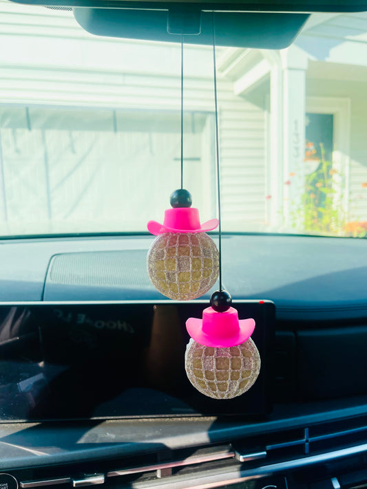 Disco Cowgirl Dangle Car Freshie