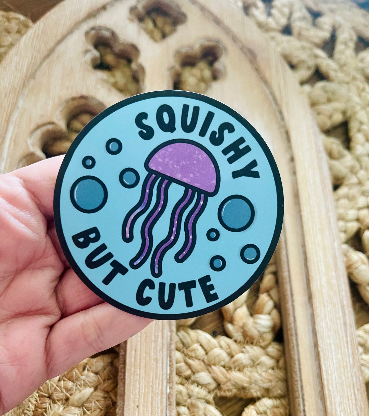 Squishy But Cute Vinyl Sticker