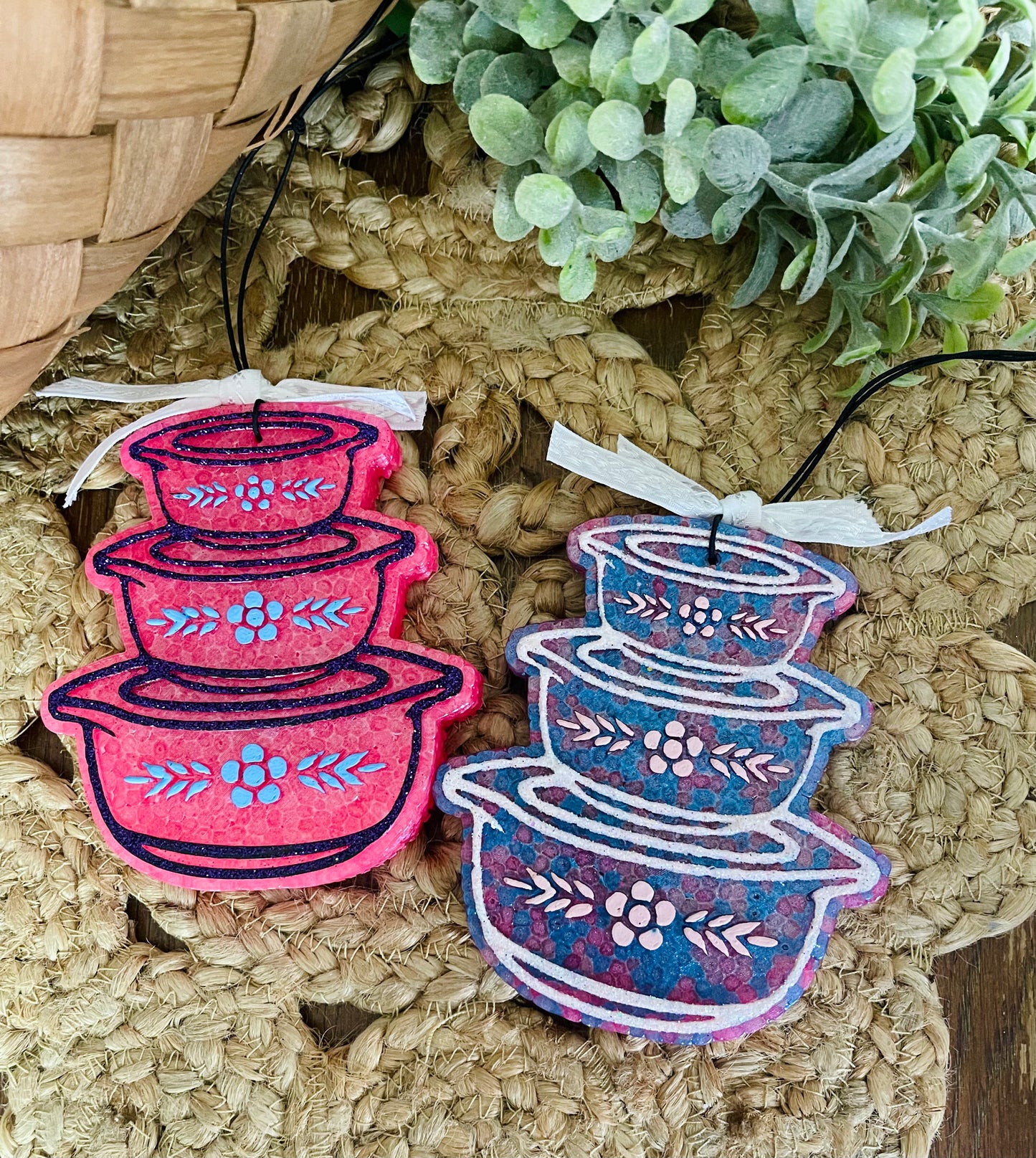 Vintage Stack Bowls Freshie