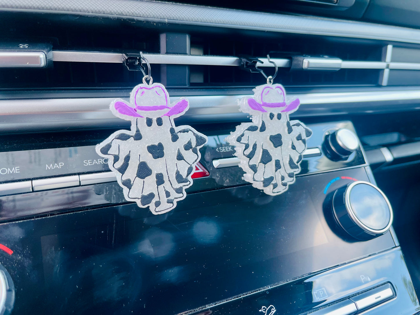 Ghost Cowboy VENT Car Freshies Set of 2