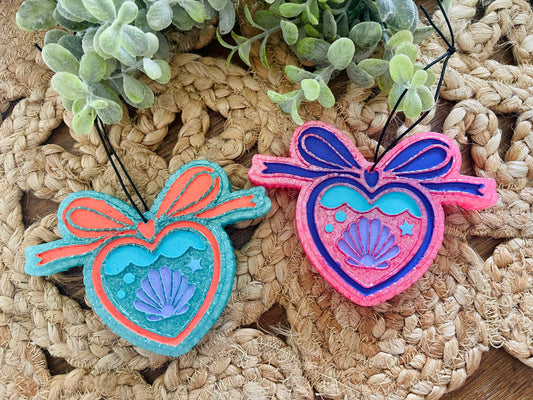 Beach Locket Car Freshie