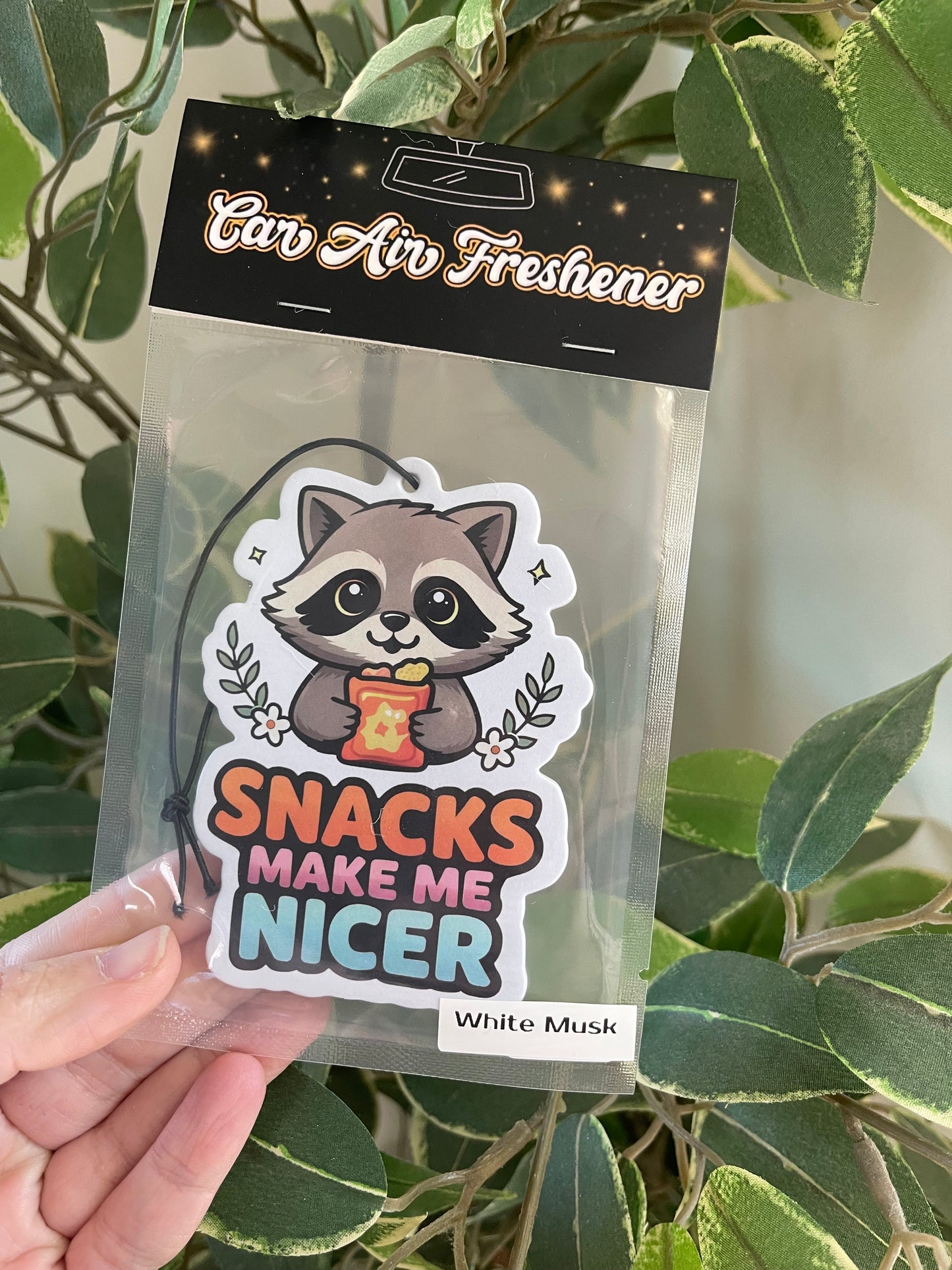 Snacks Make Me Nicer Air Freshener