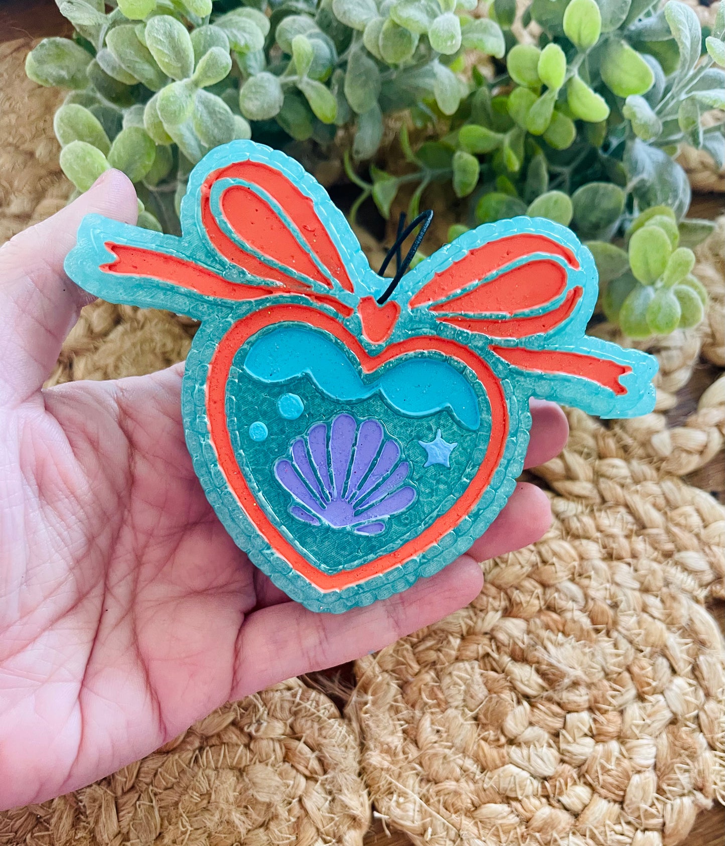 Beach Locket Car Freshie