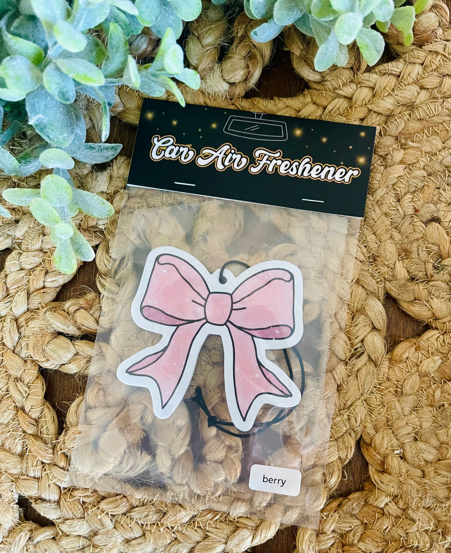 Pink Bow Air Freshener