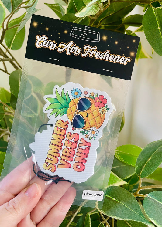 Summer Vibes Only Air Freshener