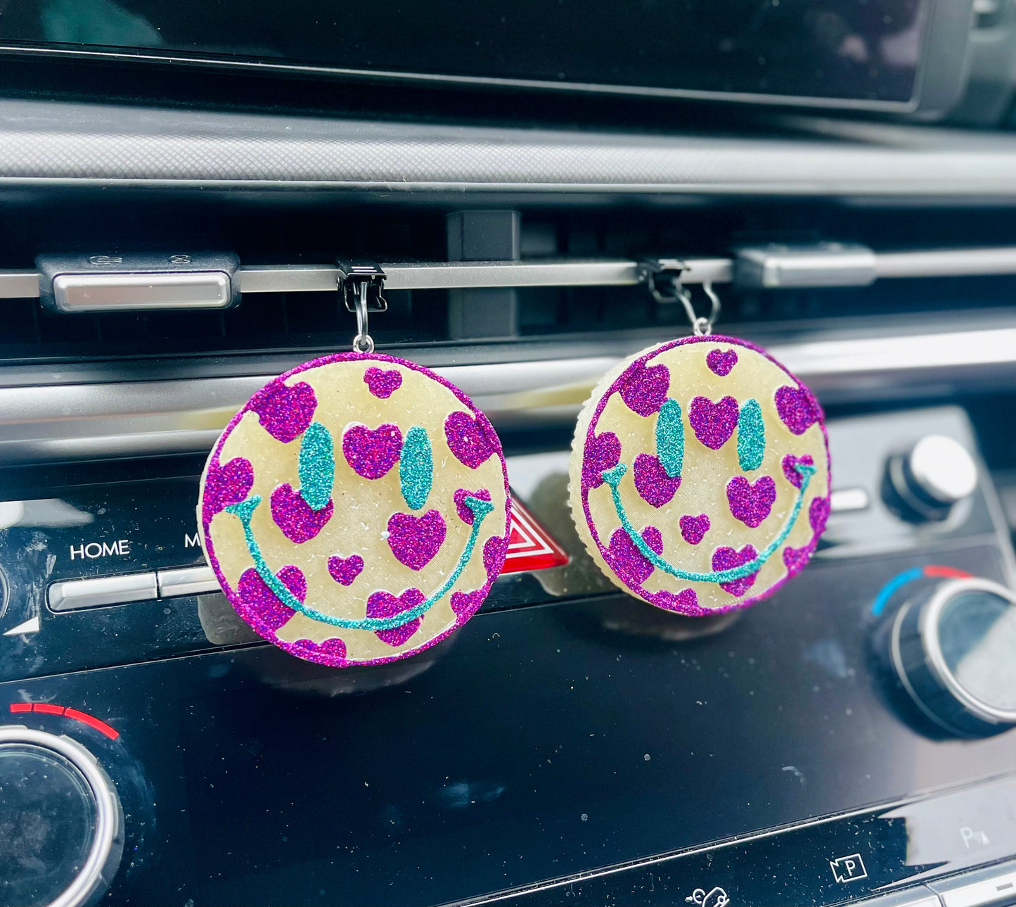 Heart Face Vent Car Freshie Set of 2
