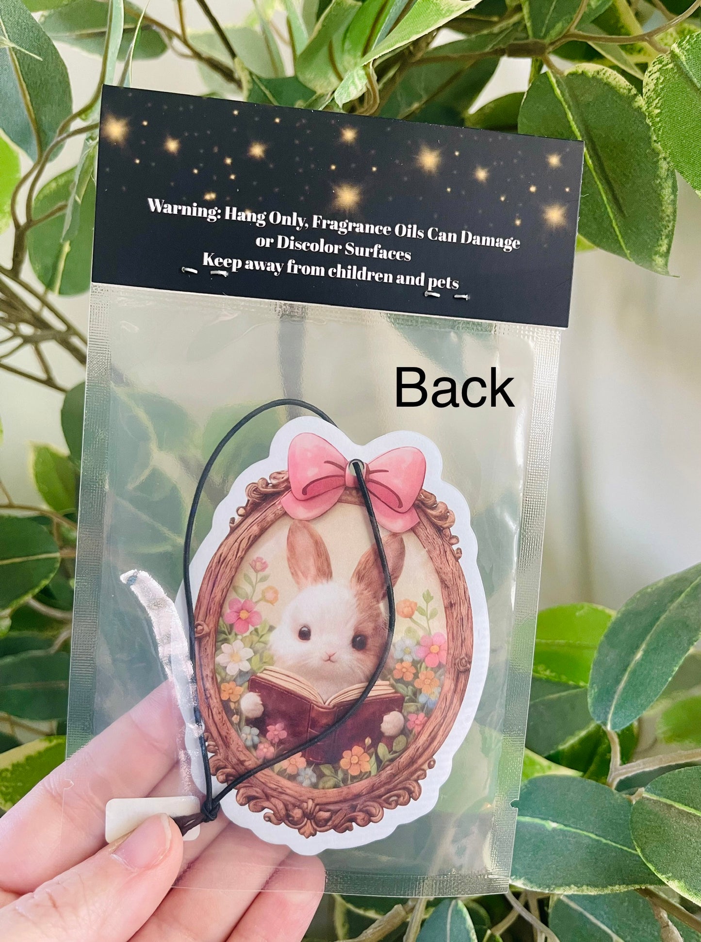 Vintage Bunny Frame Air Freshener