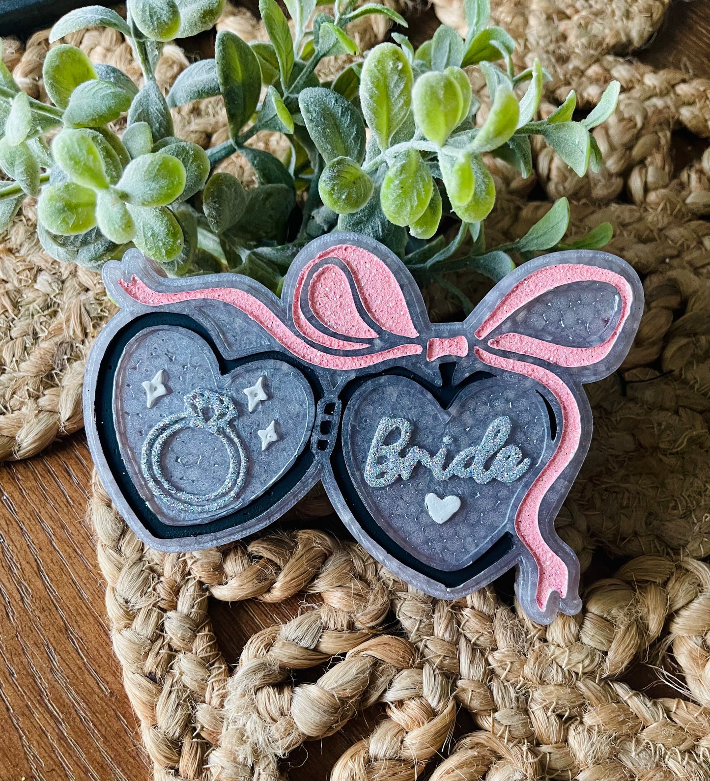 Bride Locket Car Freshie