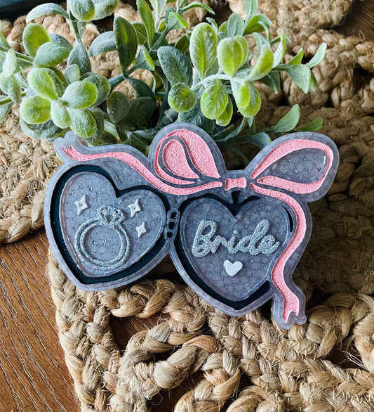 Bride Locket Car Freshie
