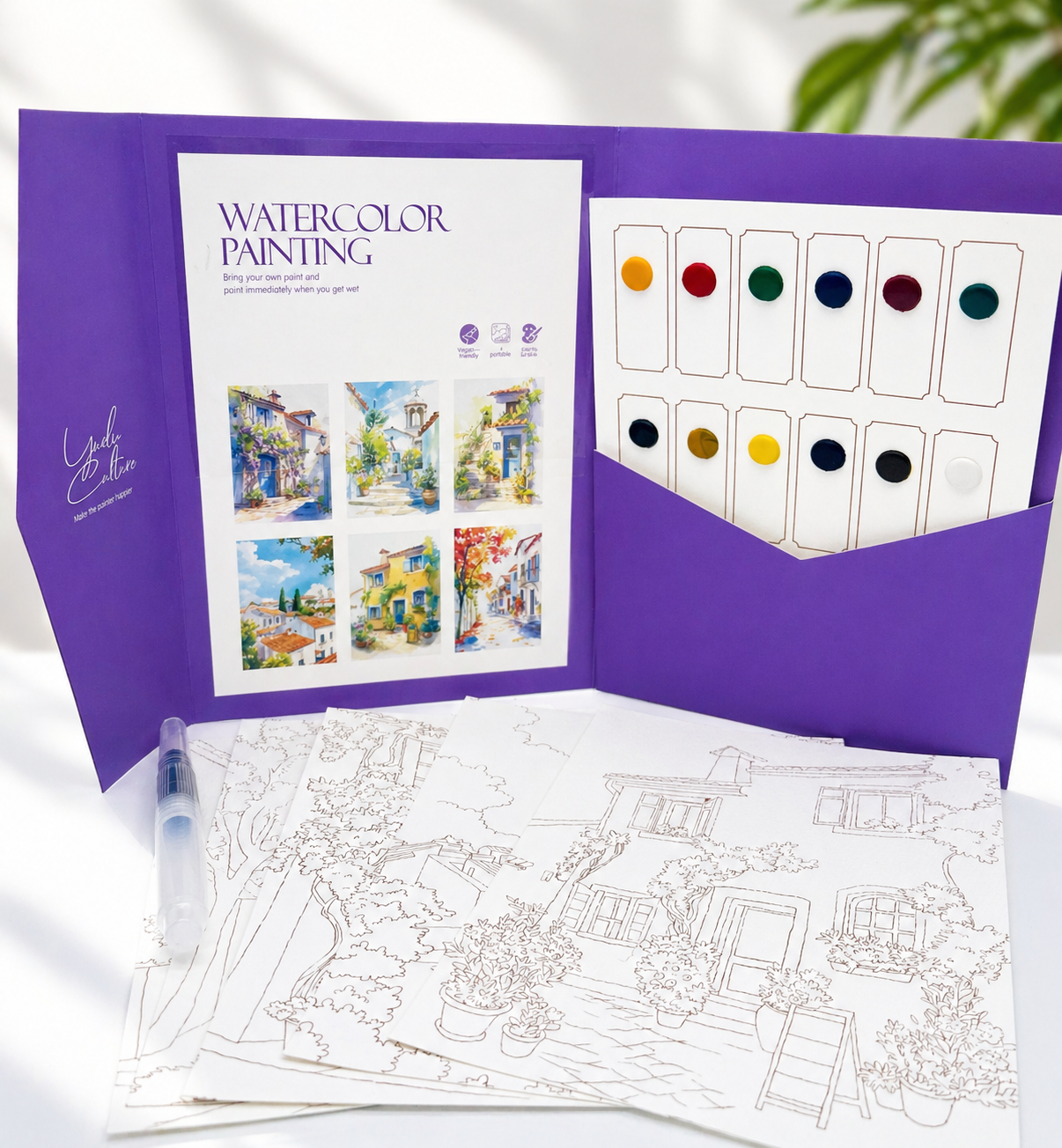 Watercolor Painting Kit- All In One Creative Set