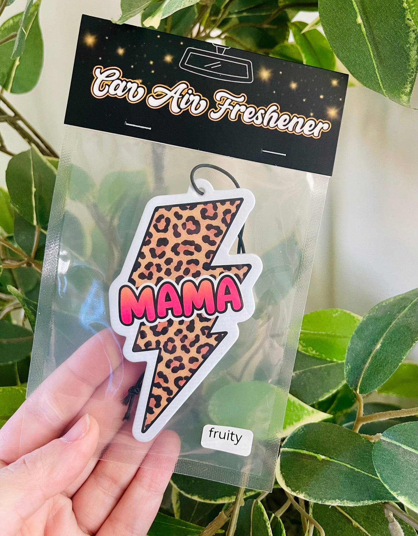 Mama Lightening Bolt Air Freshener