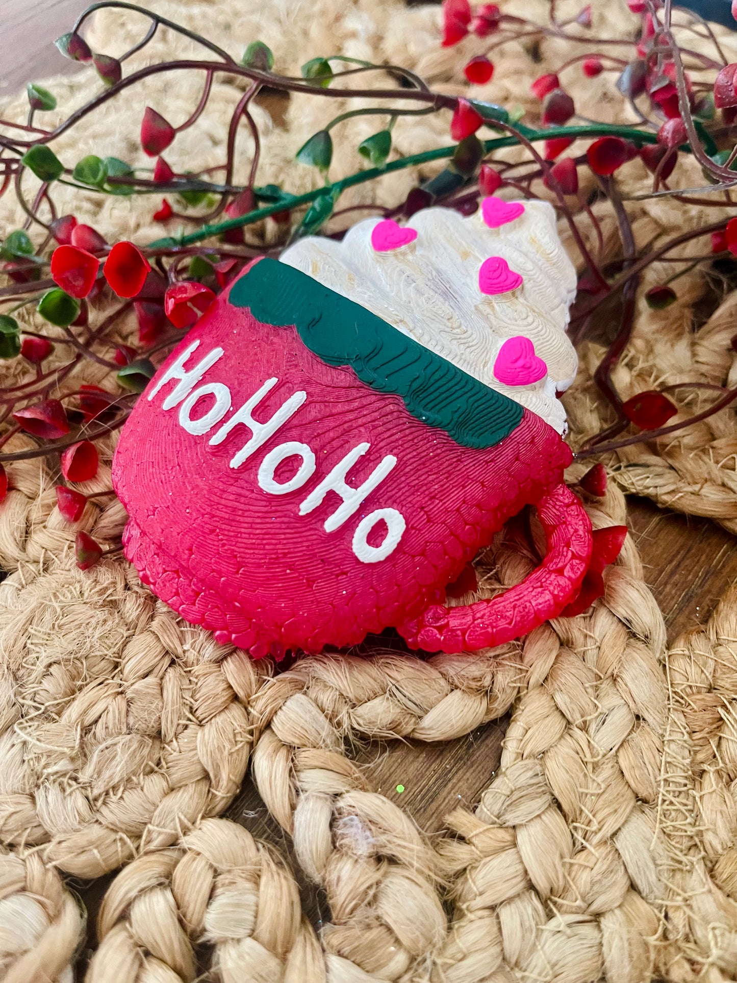 Ho Ho Ho Holiday Mug Car Freshie