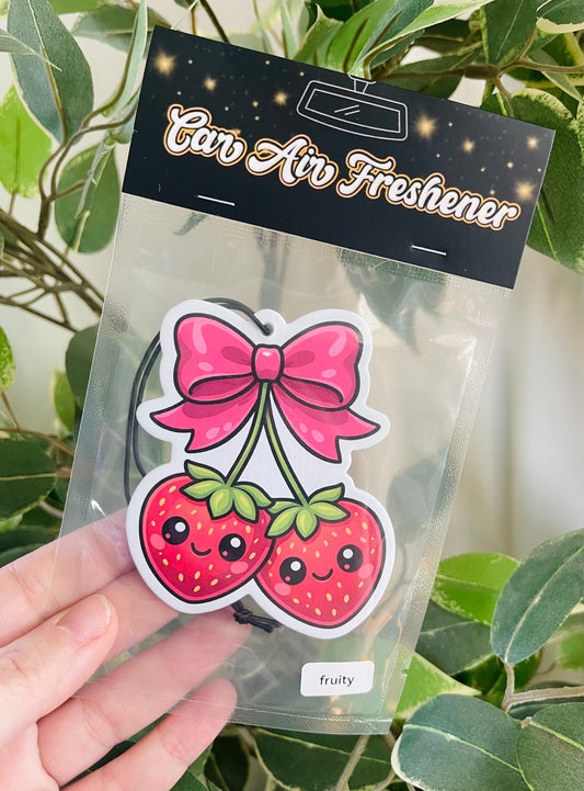 Strawberry Cherries Air Freshener