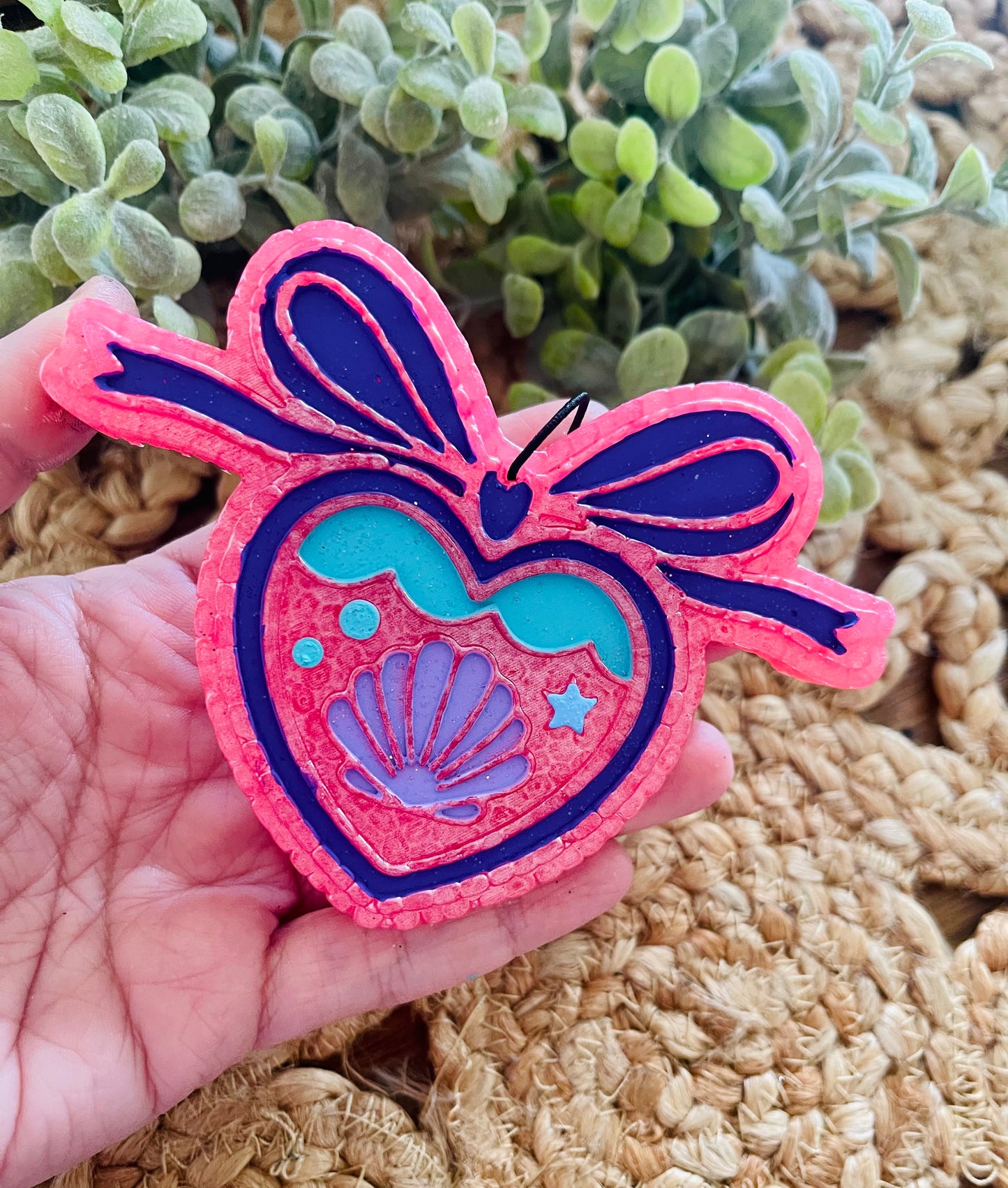 Beach Locket Car Freshie