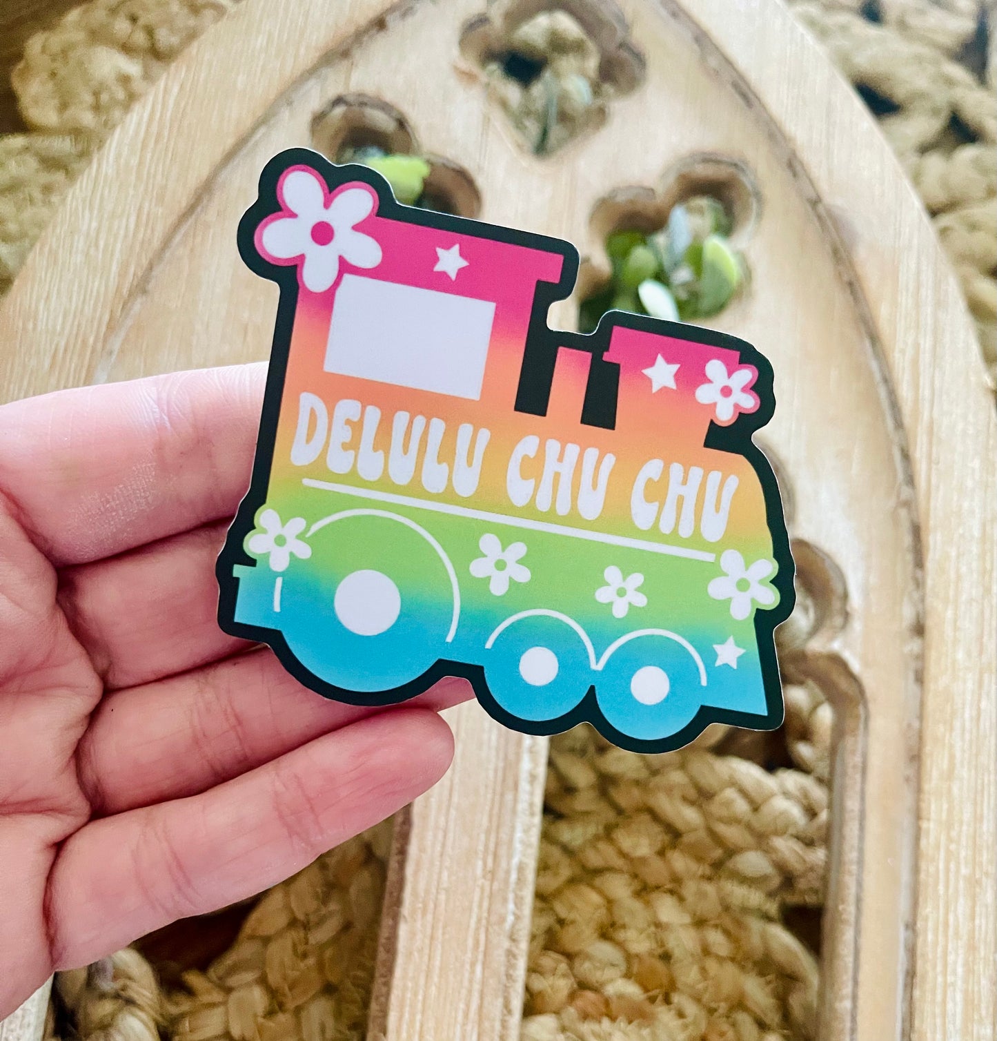 Delulu Chu Chu Vinyl Sticker