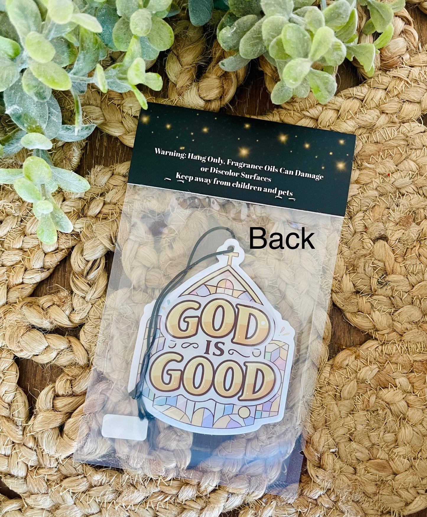 God is Good Air Freshener