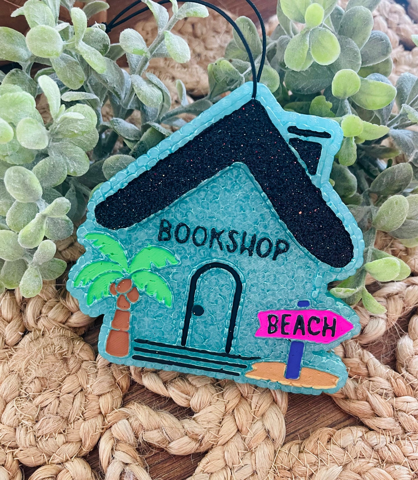 Summer Bookshop Car Freshie