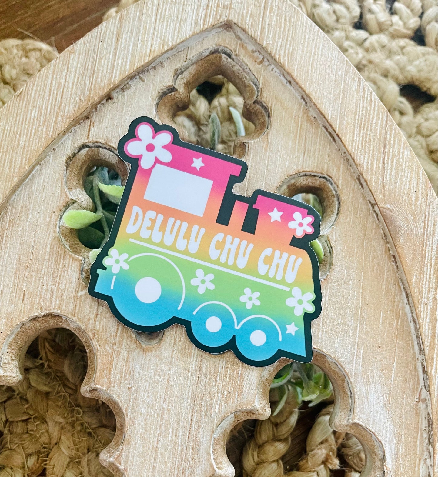 Delulu Chu Chu Vinyl Sticker