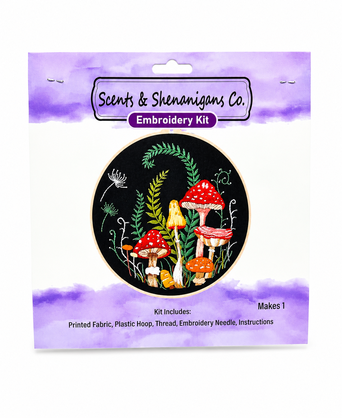 Mushroom Embroidery Kit