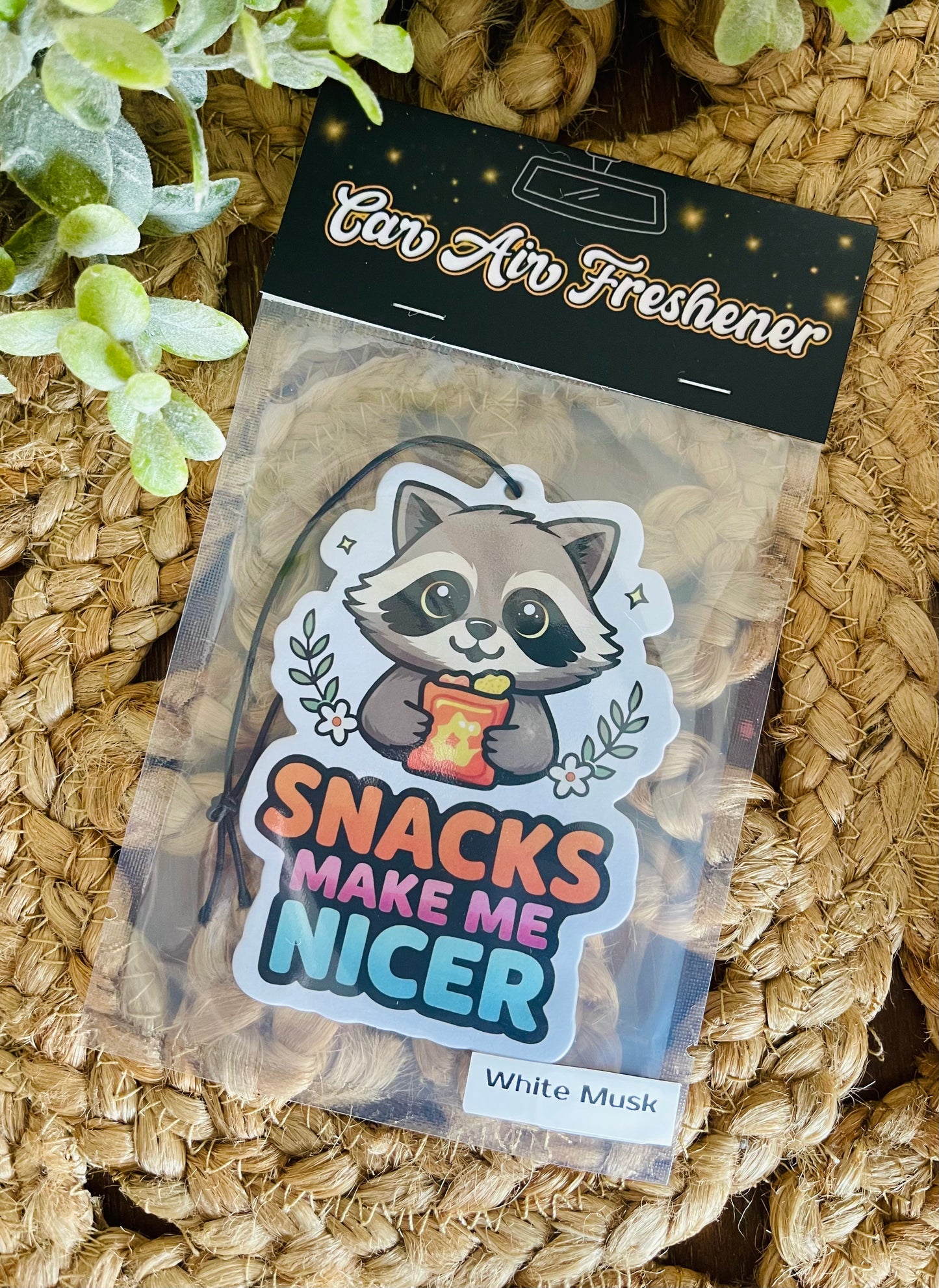 Snacks Make Me Nicer Air Freshener