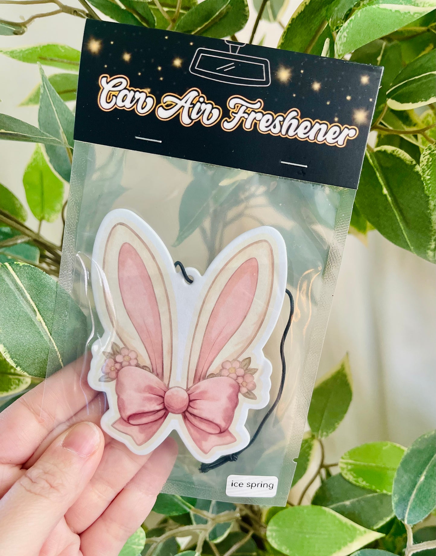 Bunny Ears with Bow Air Freshener