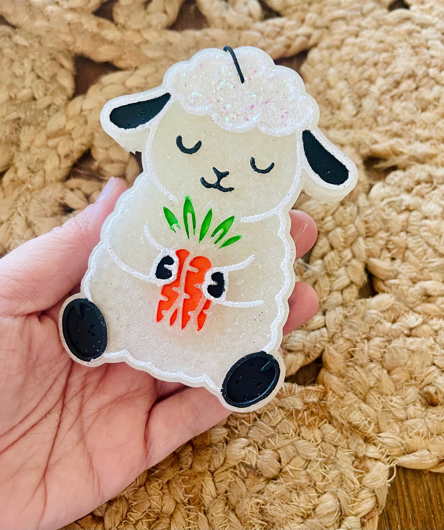 Lamb with Carrots Car Freshie