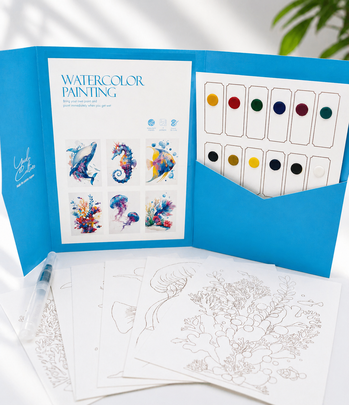 Watercolor Painting Kit- All In One Creative Set