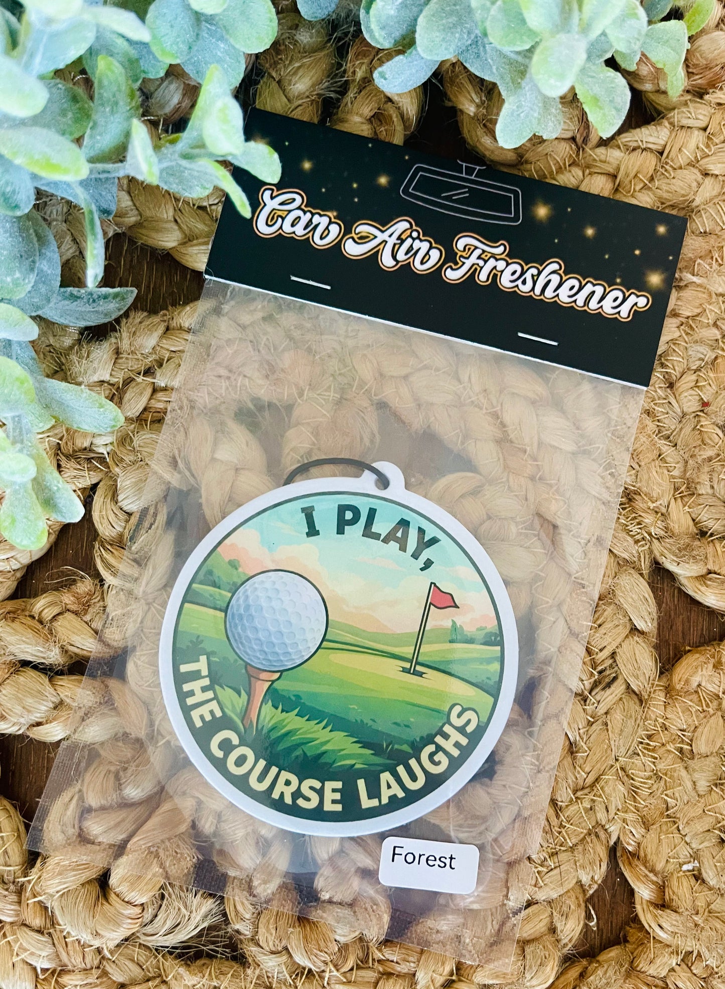 Golf, I Play The Course Laughs Air Freshener