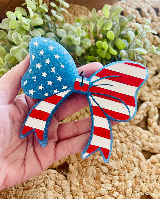 Flag Bow Car Freshie