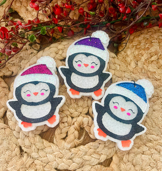 Winter Penguin Car Freshie