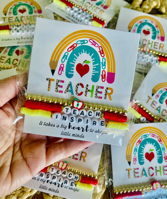 Teacher Bracelet Set