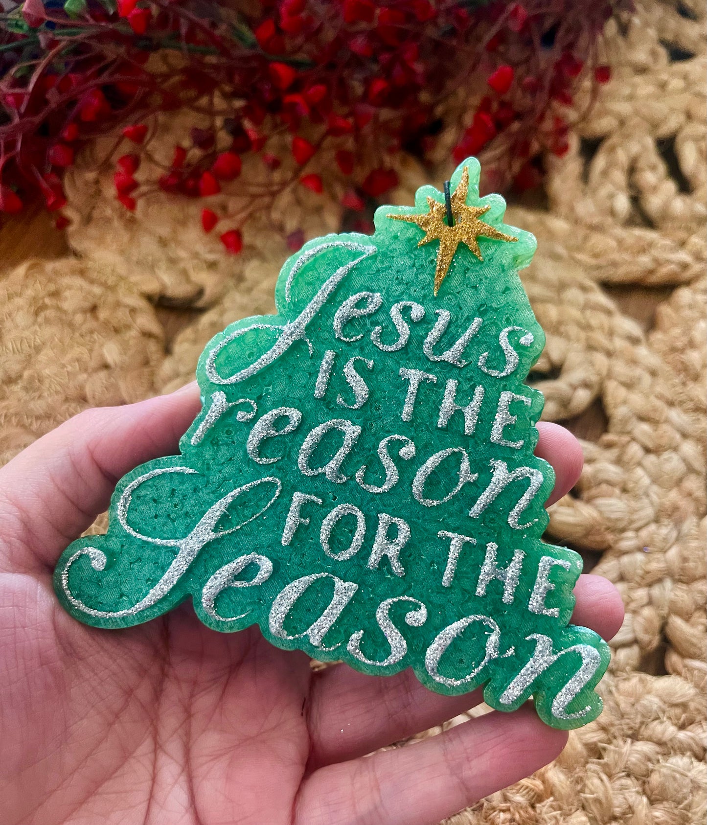 Jesus is the reason for the Season Car Freshie