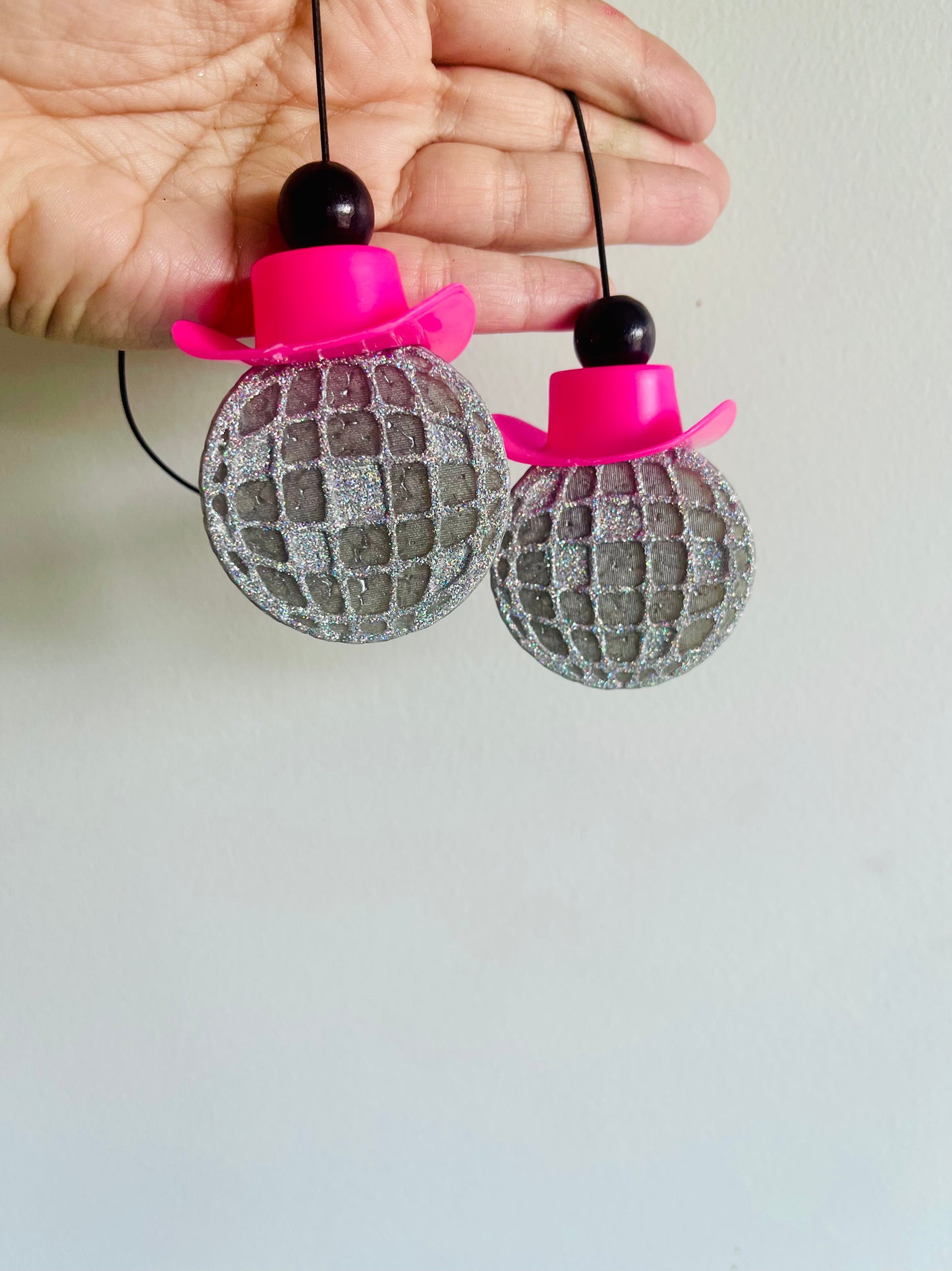 Disco Cowgirl Dangle Car Freshie