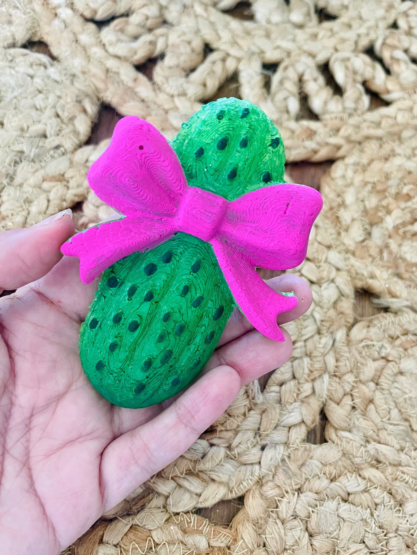Pickle with Bow 3D Car Freshie