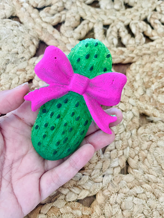 Pickle with Bow 3D Car Freshie