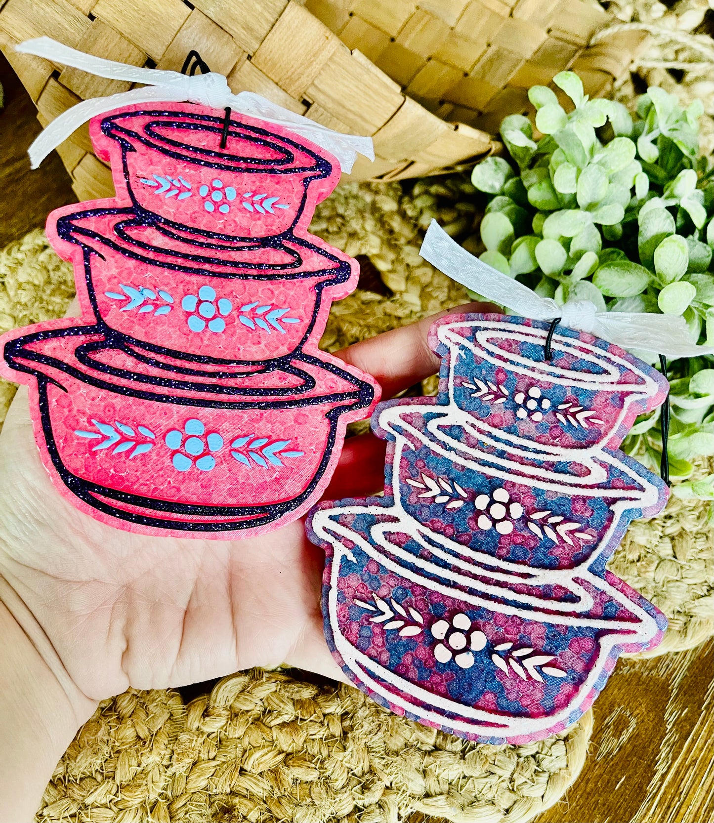 Vintage Stack Bowls Freshie